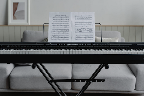 place your piano in a spot that's hard to ignore