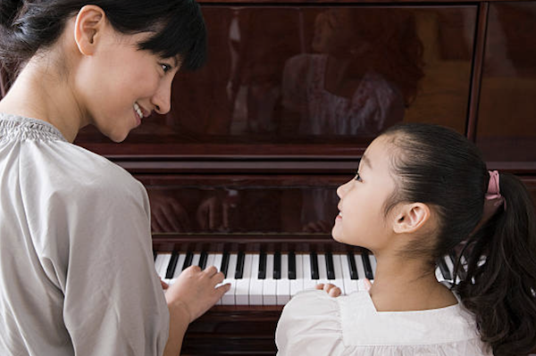 Teacher and Student at the Piano